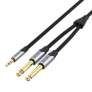 Vention 3,5 mm mini jack - 2x 6.5 mm jack kábel 1.5m (BARHG)