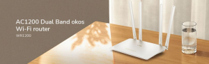 Cudy AC1200 Dual-Band Smart Wi-Fi Router (WR1200)