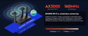 Cudy AX3000 Gigabit WiFi 6 Mesh router (WR3000)