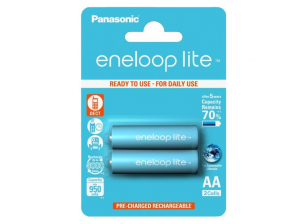 Panasonic Eneloop Lite 1.2V AA 950mAh akku (2db) /BK-3LCCE-2BE/ Ready to use