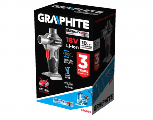 Graphite 58G089 akkus pumpa, szívó Energy+ 18V, akku nélkül