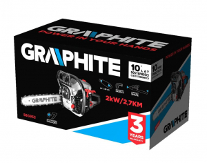 Graphite 58G953 benzines láncfűrész 2kW (2,7 LE), láncvezető 16" (400mm)
