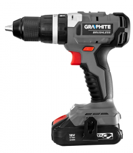 Graphite 58G020 akkus szénkefementes fúró, csavarozó, ütvefúró Energy+ 18V, akku nélkül