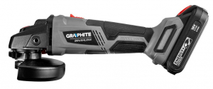 Graphite 58G026 akkus szénkefementes sarokcsiszoló Energy+ 18V, 125mm, akku nélkül