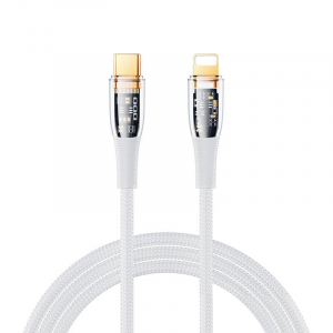 Remax Explore USB-C - Lightning k&aacute;bel 20W 1,2m feh&eacute;r (RC-C061 White)