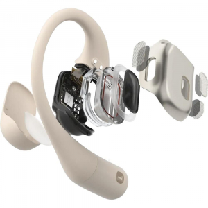 Shokz OpenFit csontvezetéses TWS Bluetooth fejhallgató bézs (T910-ST-BG)