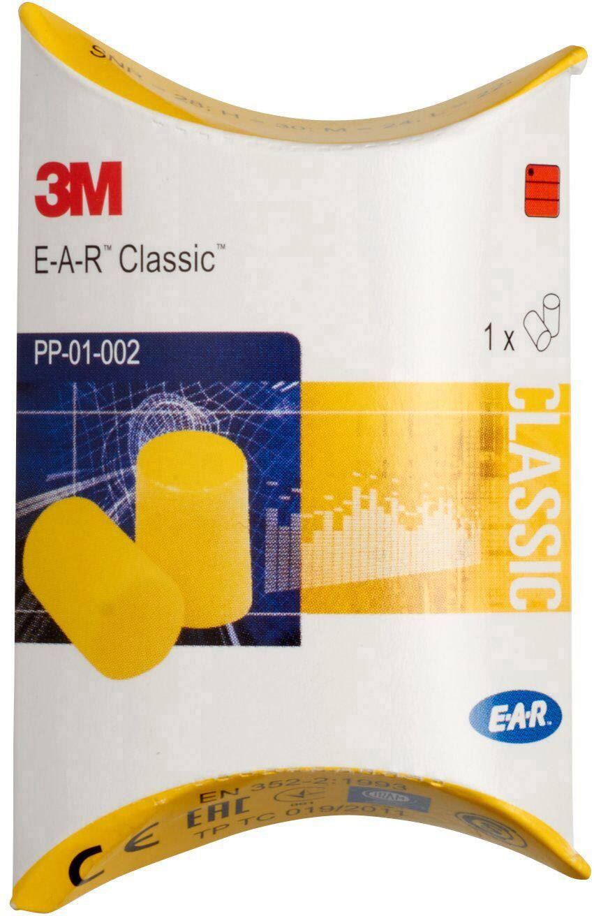 3M EAR Classic PD01001 füldugó utántöltő csomag ,28 dB, 500 pár