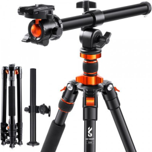 K&F Concept K234A7+BH-28L &aacute;llv&aacute;ny + monopod elforgathat&oacute; k&ouml;z&eacute;poszloppal fekete-narancs (KF-09-087V5/V6)
