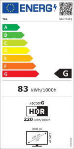 TCL 55C745 55" 4K UHD Smart QLED TV