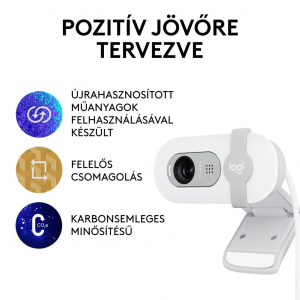 Logitech Brio 100 Full HD webkamera fehér (960-001617)