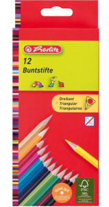 Herlitz: Sz&iacute;nes ceruza k&eacute;szlet 12 db (10412021)