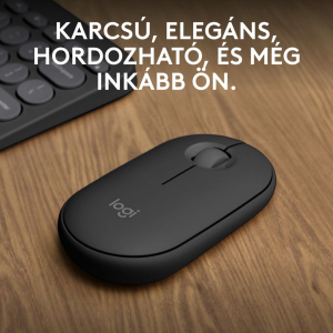 Logitech M350s Pebble 2 vezeték nélküli bluetooth egér graphite (910-007015)