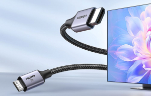 UGREEN HD163 mini HDMI - HDMI kábel, 1m, fekete (15514)
