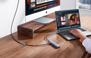 UGREEN CM478 USB-C – HDMI + USB-A 3.0 + USB-A 2.0 + PD adapter szürke (15495)
