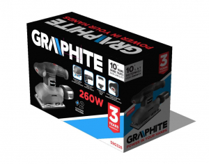 Graphite 59G326 rezgőcsiszoló 260W