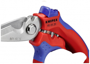 Knipex Ferde villanyszerelő olló többkomponensű markolattal (95 05 20 SB)