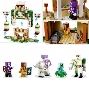 Lego Minecraft A vasgólem erőd (21250)
