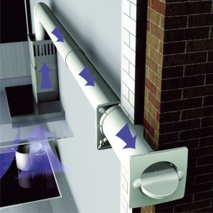 Wallair N37215 Energiatakar&eacute;kos doboz műanyag cső &aacute;tm&eacute;rő 10 cm
