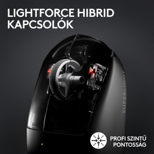 Logitech G PRO X SUPERLIGHT 2 vezeték nélküli gaming egér fekete (910-006631)
