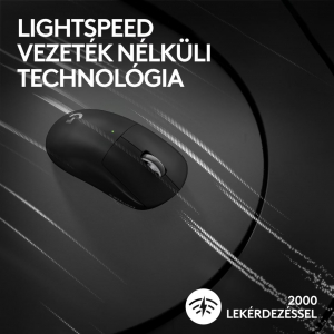 Logitech G PRO X SUPERLIGHT 2 vezeték nélküli gaming egér fekete (910-006631)