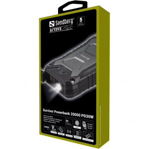 Sandberg Survivor Powerbank 20000mAh PD30W (420-92)