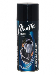 Prevent Maestro akril festék fényes fekete RAL 9005 400 ml (300168)