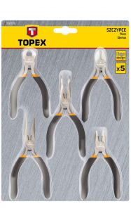 Topex precíziós fogókészlet 5db, 125mm (32D755)