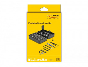 Delock precíziós csavarhúzófej készlet 130db-os (64167)