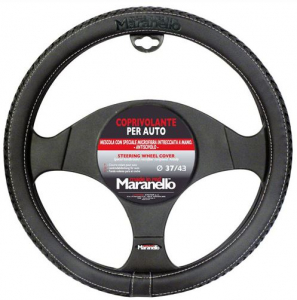 Maranello Kormányvédő 37-43cm fekete fehér varrással (3890020)