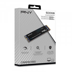 500GB PNY CS2230 M.2 NVMe SSD meghajtó (M280CS2230-500-RB)