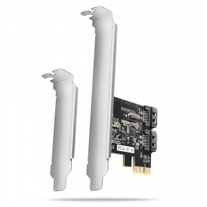 Axagon 2x SATA port bővítő kártya PCIe (PCES-SJ2