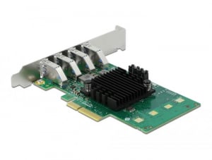 DeLock 4x USB 3.0 port bővítő kártya PCIe (89048)