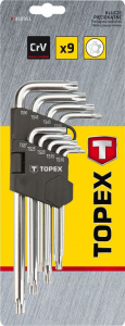 Topex TORX kulcs készlet 9db (35D951)