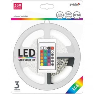 Avide LED szalag 12V 7.2W SMD5050 RGB IP20 3m (ABLSBL12V5050-30RGB)