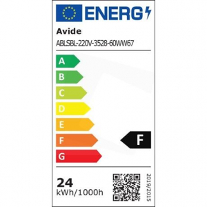 Avide LED szalag 220V 24W SMD3528 2700K IP67 5m (ABLSBL-220V-3528-60WW67)