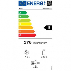 Midea MDRT294FGE01 felülfagyasztós hűtőszekrény fehér