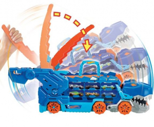 Mattel Hot Wheels City átalakítható ultimate autószállító T-Rex játékszett (HNG50)