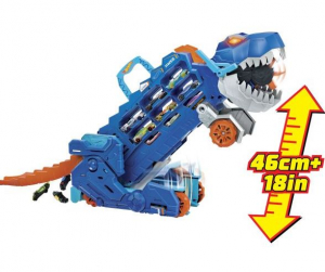 Mattel Hot Wheels City átalakítható ultimate autószállító T-Rex játékszett (HNG50)