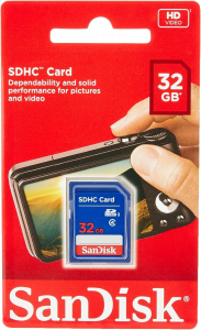 32GB SDHC Sandisk CL4 (SDSDB-032G-B35)