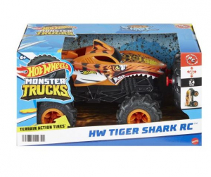 Mattel Hot Wheels Monster Trucks távirányítós autó - Tigershark (HNV03)