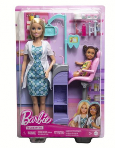 Mattel Barbie karrier baba: Fogorvos játékszett (HKT69)