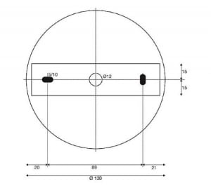 SLV MEDO 90 LED-es beépíthető lámpa LED-es 36 W fehér (1001904)