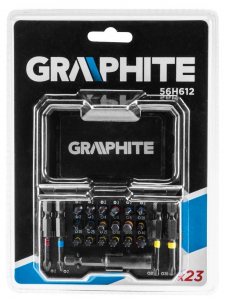 Graphite 56H612 csavarhúzó bitkészlet, 23db