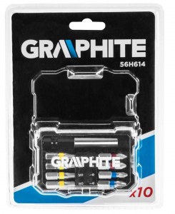 Graphite 56H614 csavarhúzó bitkészlet, 10db