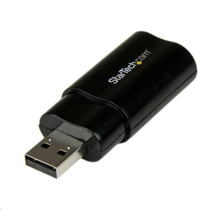 StarTech.com 2.0 USB külső hangkártya fekete (ICUSBAUDIOB)