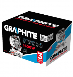 Graphite 59G800 gérvágógép 1400W 185mm