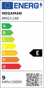 Megaman LED fényforrás E27 Izzólámpa forma 8.5 W = 75 W Melegfehér (MM21148)