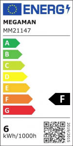 Megaman LED fényforrás E14 Gyertya forma 5.3 W = 40 W Melegfehér (MM21147)