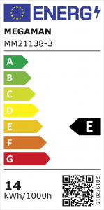 Megaman LED fényforrás E27 Izzólámpa forma 13.5 W = 100 W Melegfehér (MM21138)