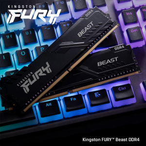 8GB 2666MHz DDR4 RAM Kingston Fury Beast CL16 (2x4GB) (KF426C16BBK2/8)